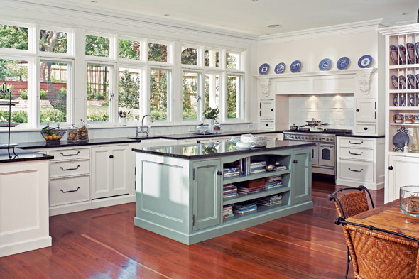 I love this Hamptons kitchen We seem to be doing more and more of this