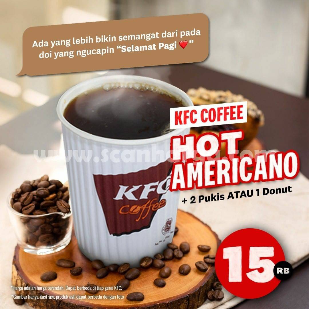 Promo KFC Paket KFC Coffee HOT Americano Hanya 15RIBU!