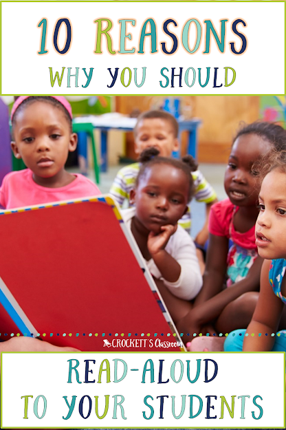 Studies show that reading aloud to your students will help them become better readers.
