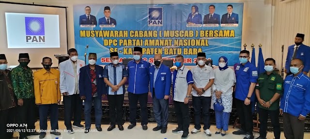 Muscab DPC PAN Se-Kabupaten Batu Bara Dihadiri Bupati Zahir