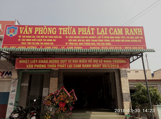 Thừa phát lại Khánh Hòa, Thừa phát lại Cam Ranh, tinthuaphatlai, thuaphatlaikhaitruong,