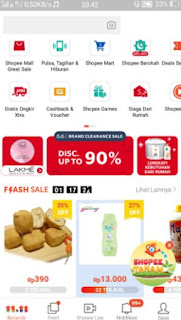 belanja online shopee - pilih produk