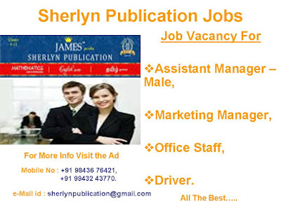 Sherlyn Publication Jobs