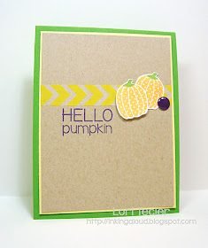 Hello Pumpkin card-designed by Lori Tecler/Inking Aloud-stamps from Reverse Confetti