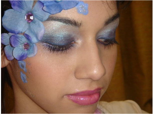 elizabethan makeup. Blues ~Fantasy Makeup