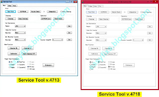 Canon Service Tool v.4713 and Canon Service Tool v.4718