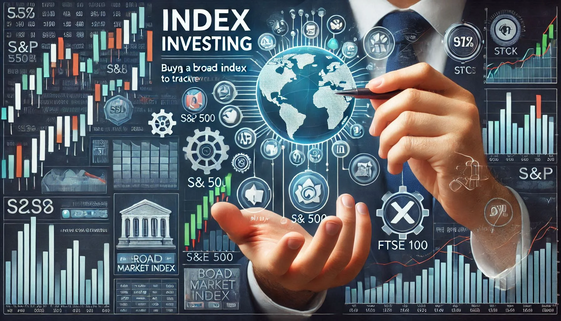 Learn about index investing, a strategy that involves buying a broad market index to track the overall market performance. Explore the characteristics, pros, cons, key principles, and famous index investors. Understand the importance of passive management, long-term holding, diversification, market capitalization weighting, tracking error, and rebalancing in index investing.
