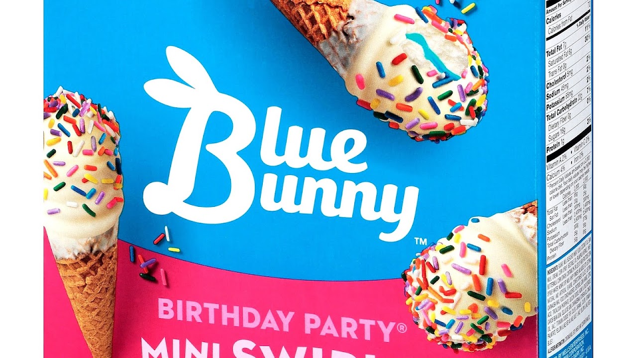 Birthday Cake Ice Cream Blue Bunny