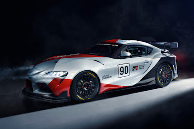 Toyota GR Supra GT4 Concept 2019 Front Side