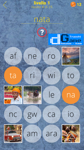 650 Parole soluzione livello 1 (1 - 25) | Parola e foto