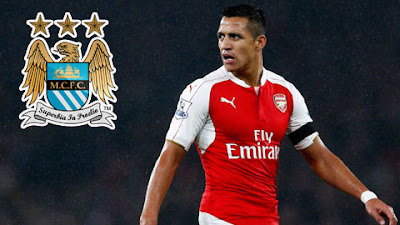 Alexis Sanchez đã lọt vào tầm ngắm của Man City