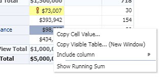 End Result Copy Functionality in OBIEE 12c