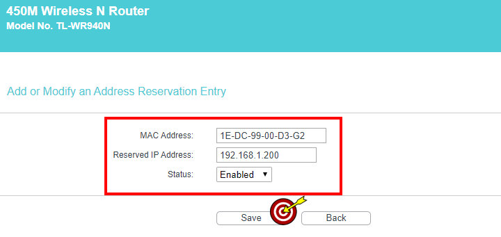 Address-Reservation