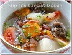 Sup Iga Kacang Merah