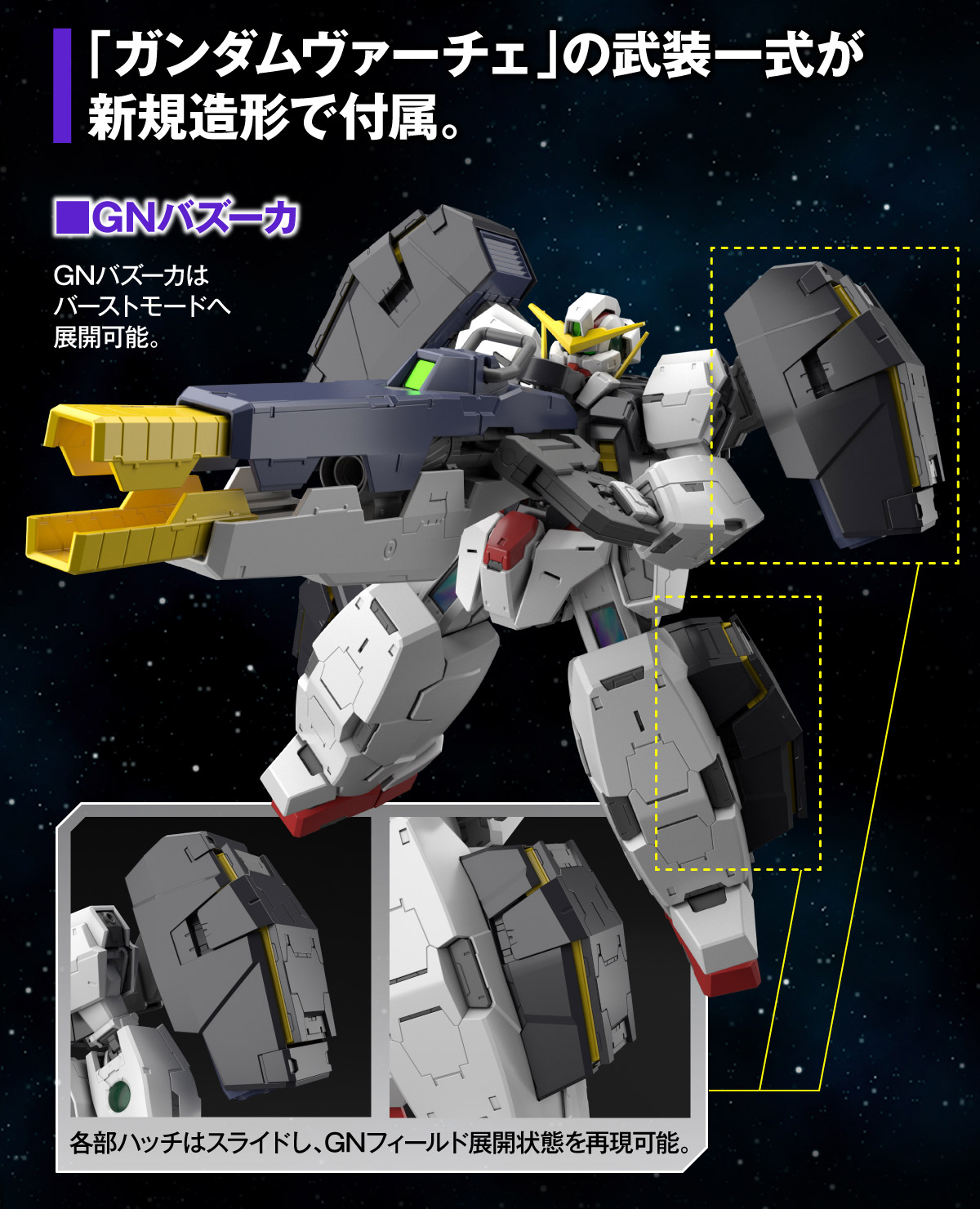 MG 1/100 GN-005 Gundam Virtue & GN-004 Gundam Nadleeh in Hobby Next Phase Spring 2021