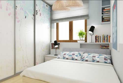hiasan bilik tidur simple dan murah