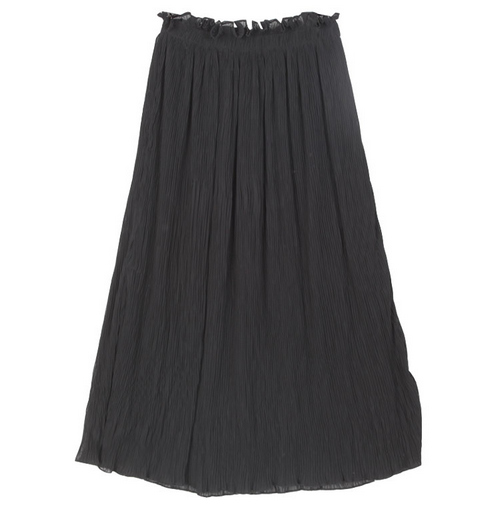 Shirring Pleated Skirt