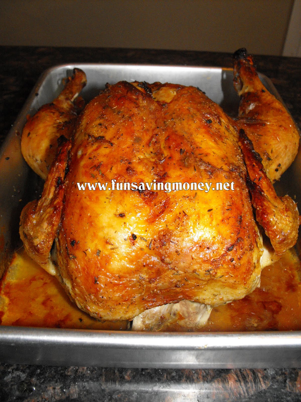 Easy Herb Roasted Chicken Recipe-Dinner for under $10 ...