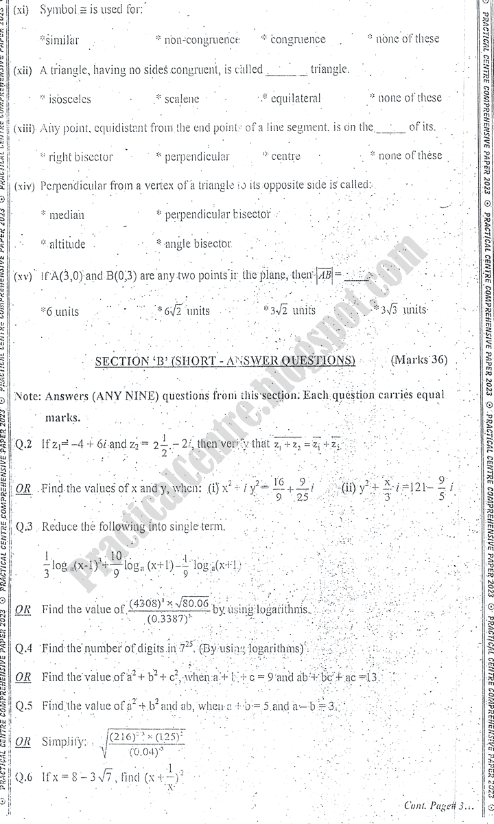 mathematics-9th-practical-centre-guess-paper-2023-science-group