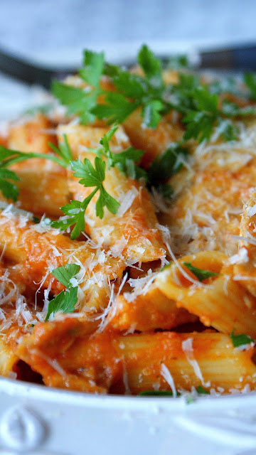 penne,makaron włoski,durum,dorsz,cucina italiana,penne con sugo di pomodoro,ricette facili,dania z makaronu,top blog kulinarny,z kuchni do kuchni