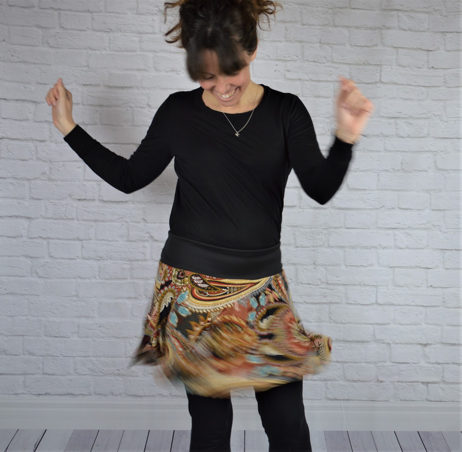 falda mujer handmade estampado étnico uVe
