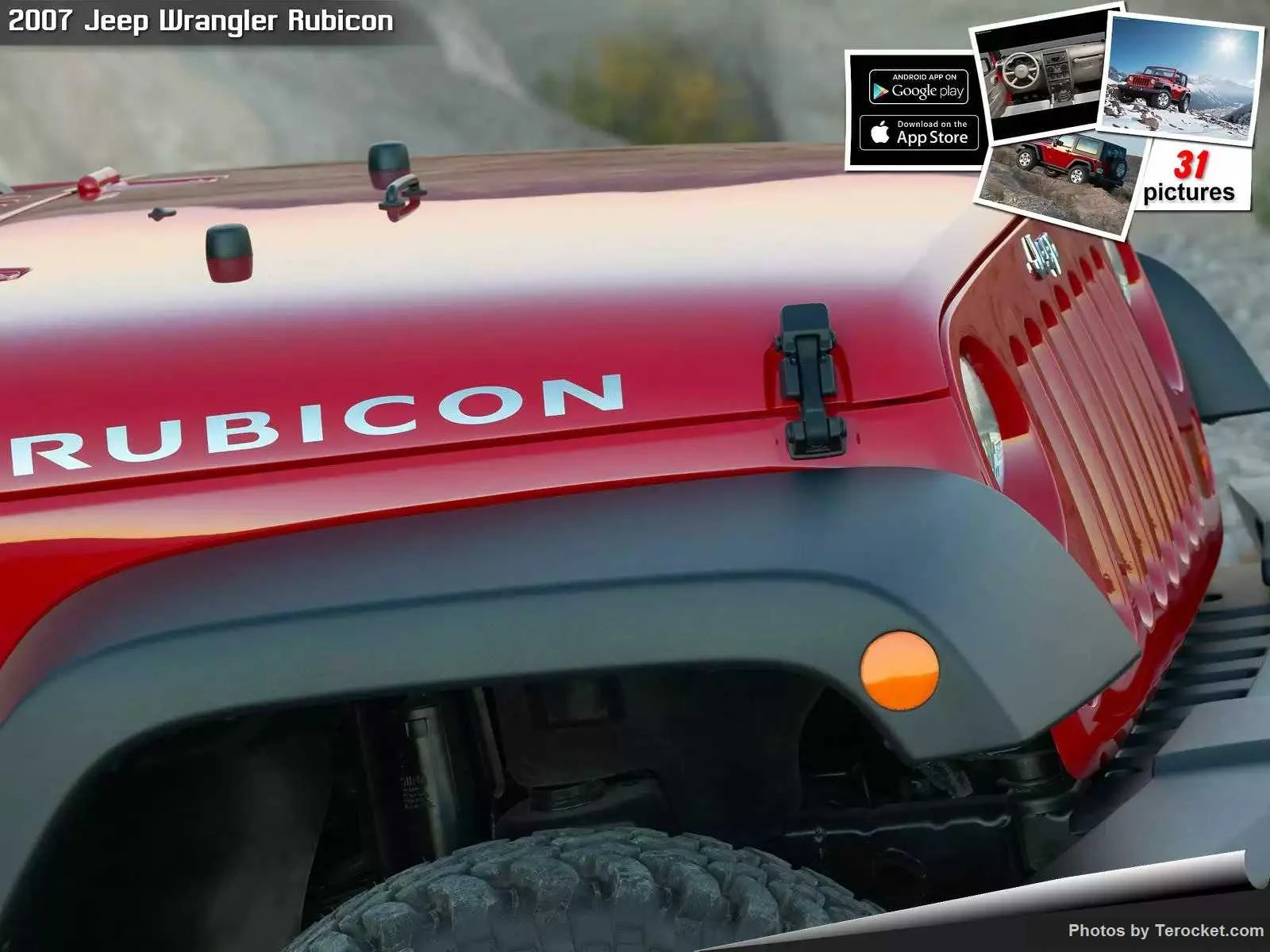 Hình ảnh xe ô tô Jeep Wrangler Rubicon 2007 & nội ngoại thất