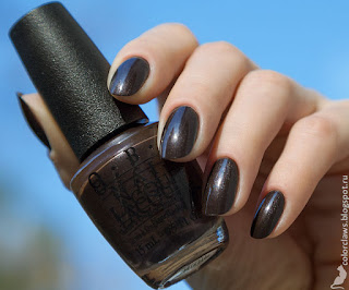 OPI Love Is Hot and Coal