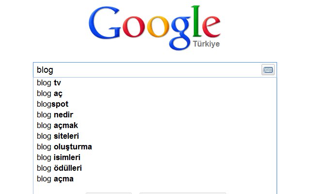 Google tavsiye