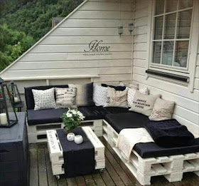 Decoracion y Muebles para terraza con palets