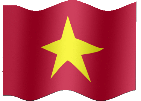 Vietnam Flags Gambar animasi bendera Vietnam