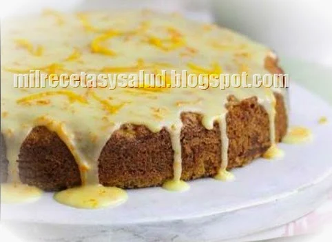 Receta de torta de naranja y zanahoria sin colesterol