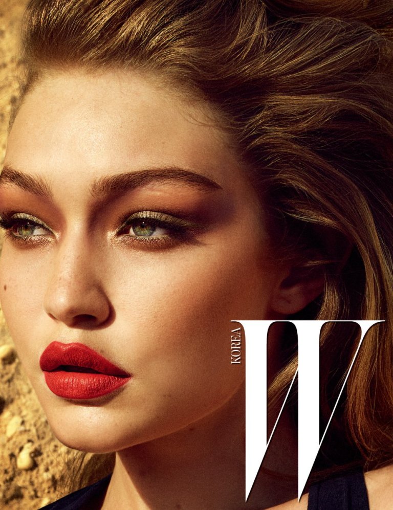 Gigi Hadid hot model in sexy photoshoot W Korea Magazine