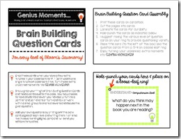 Brain Building Question Cards.Middle School.3