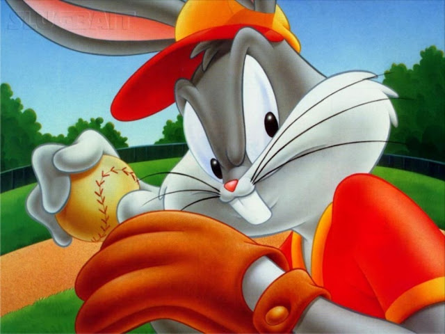 image Bugs Bunny with glove beisbool