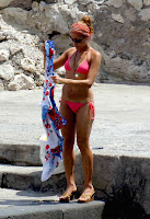 Eva Mendes Bikini Candids