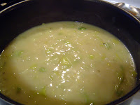 Leek and potato soup