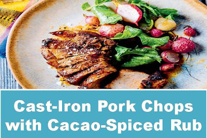 Cast-Iron Pork Chops with Cacao-Spiced Rub