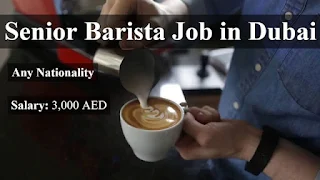 Barista Job Recruitment in Dubai