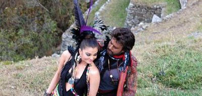 Superstar Rajinikanth with bollywood actress Aishwarya in Endhiran shooting spots still and gallery 