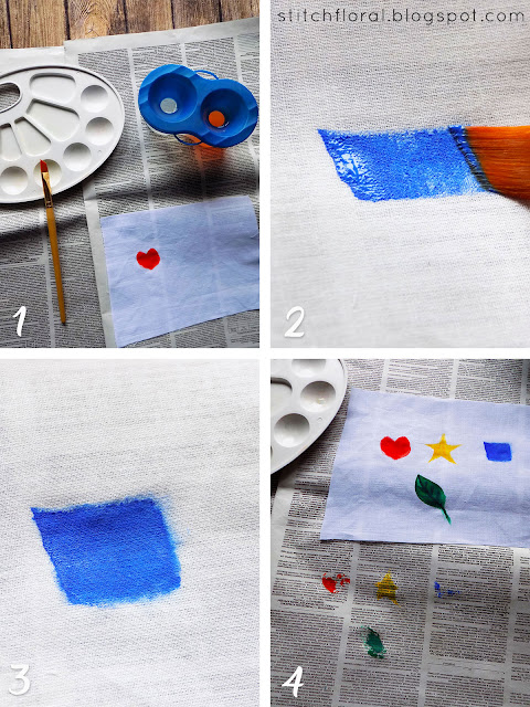 Fabric painting: paint vs watercolor