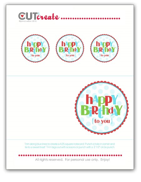 Birthday Money Card Printable