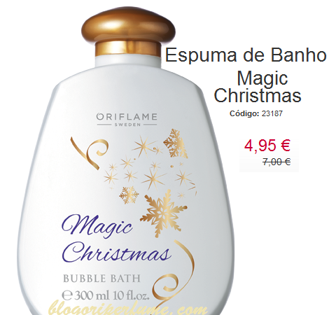 Espuma de Banho Magic Christmas.... Presente perfeito!