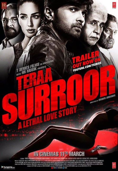 full cast and crew of bollywood movie Teraa Surroor 2016 wiki, Himesh Reshammiya, Farah Karimi story, release date, Actress name poster, trailer, Photos, Wallapper