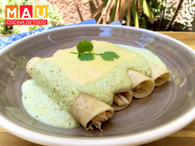 enchiladas suizas estilo sanborns