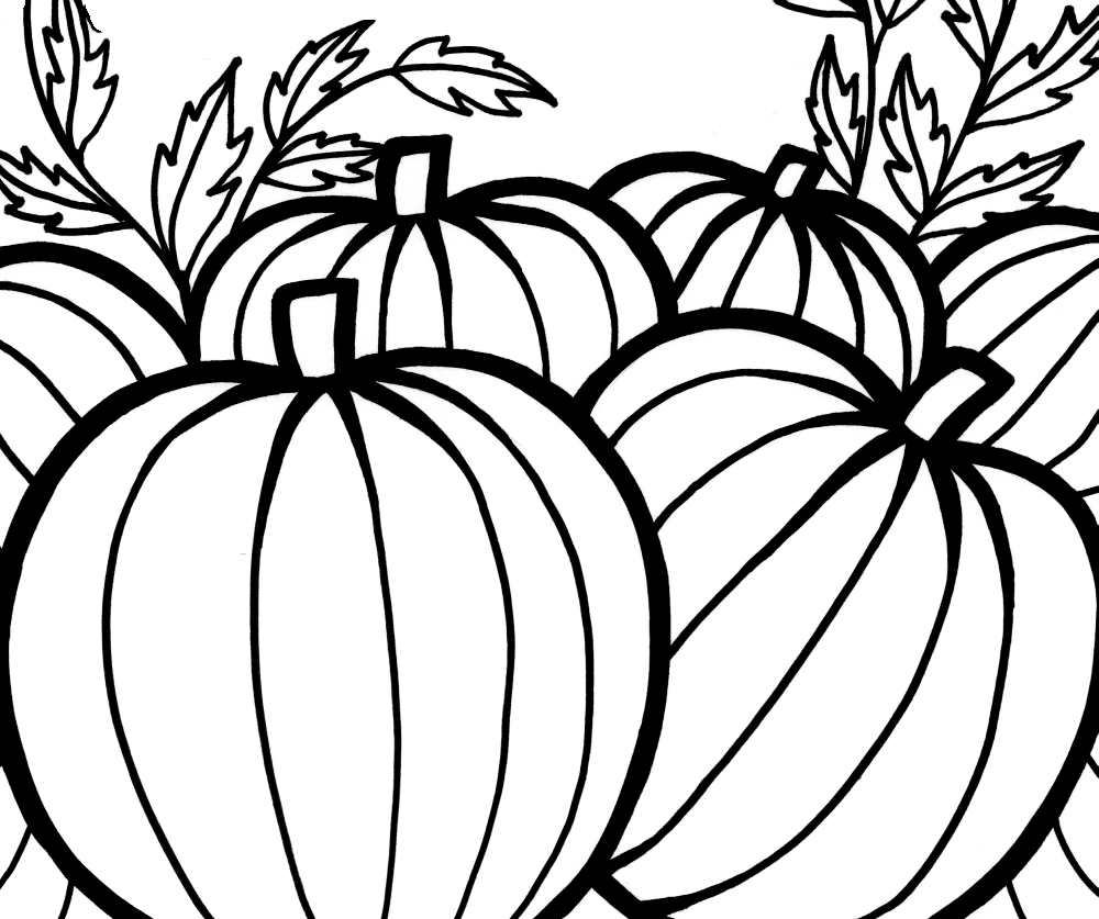 Pumpkin Coloring Pages 8