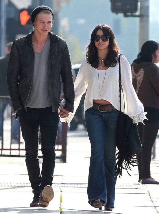  seen out with Austin Butler in Hollywood California December 18 2011