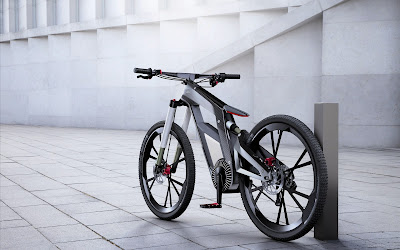 Electric Bike by Audi Modern Design E-Bike HD Wallpaper