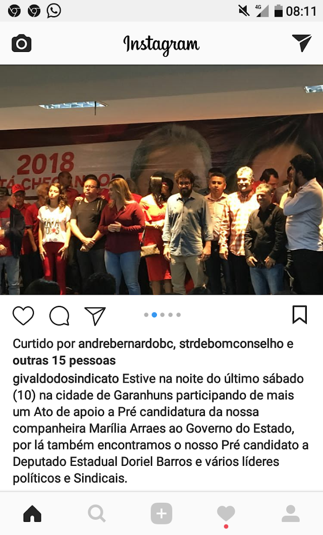 CONFIRA COMO A AGENDA DE COMPROMISSOS DO PRESIDENTE DO STR GIVALDO CAVALCANTE