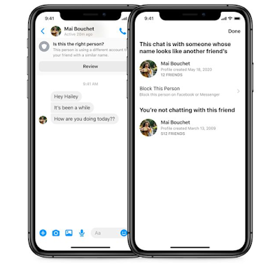  ميزة جديدة لـ Messenger لتحذير المستخدمين من عمليات الاحتيال