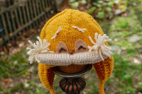 lorax baby costume: knitting pattern